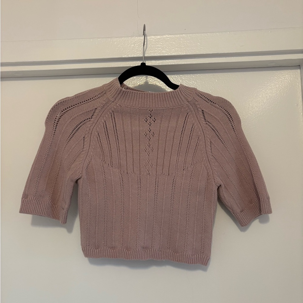 Free People Cropped Sweater Top